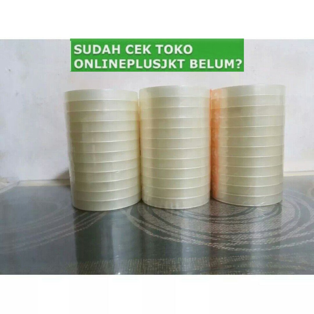 

TERMURAH SOLATIP / ISOLASI / 12 MM 1/2" INCH isi 2 pcs