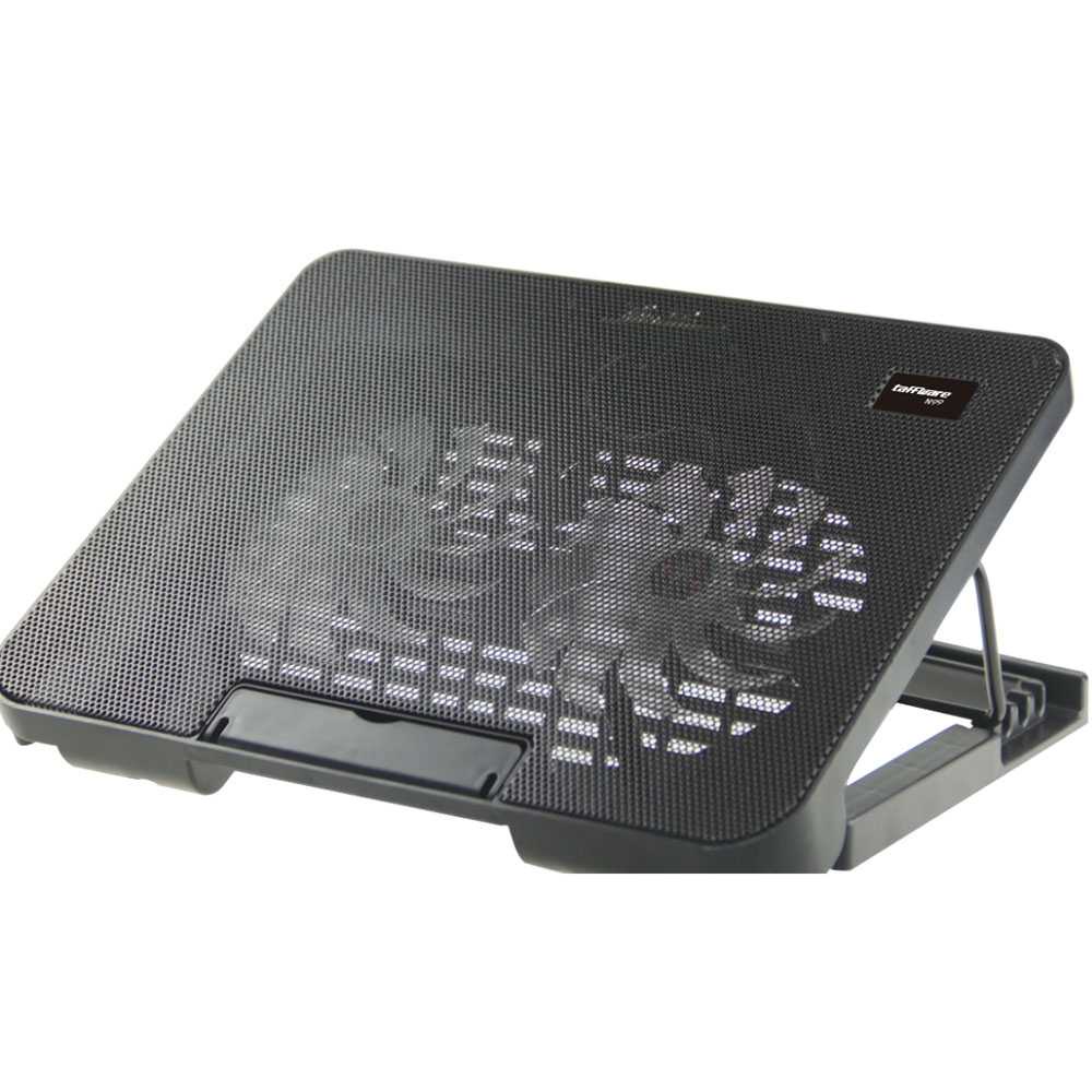 Cooling Pad Laptop Adjustable Stand 2 Kipas 140mm / Kipas Pendingin Cooler Cooling Pad Fan Laptop Notebook Stand Ac Gaming Game Asus Lenovo Acer Axioo Toshiba Portable Lipat Lampu Usb / Dudukan Alas Meja Kipas Angin Laptop Leptop Portable Murah Original