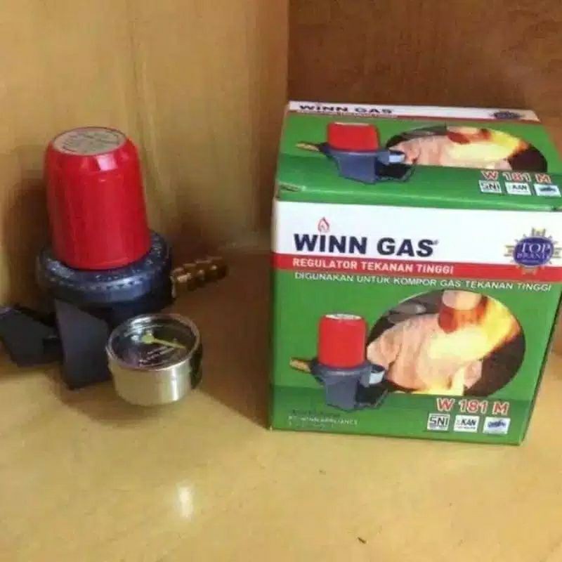 Winn Gas . 181 Meter , Win Gas  . Regulator LPG  , Tekanan Tinggi , Regulator Restoran