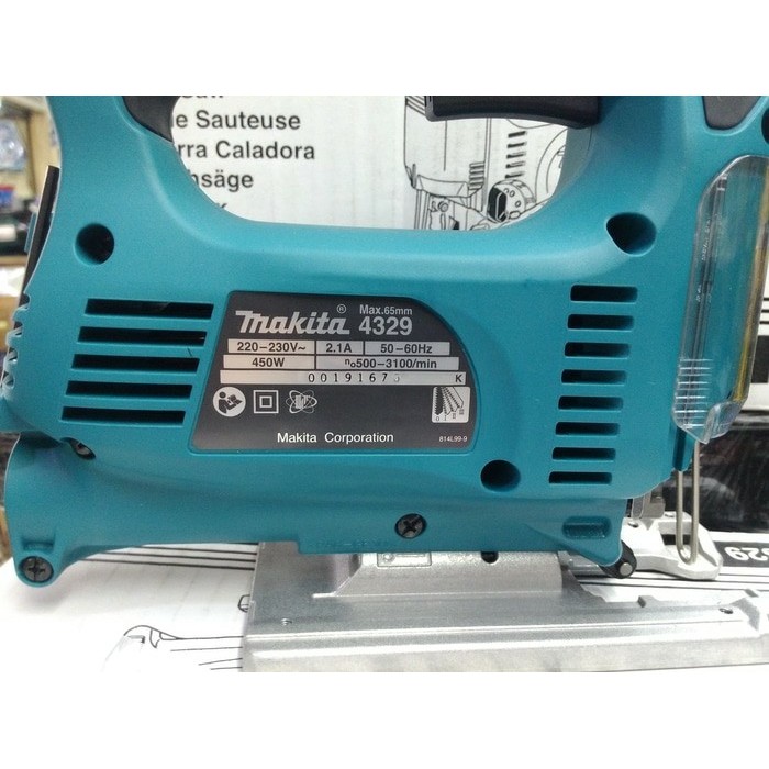MESIN JIGSAW MAKITA 4329 - MESIN GERGAJI MAKITA - MAKITA 4329 - JIGSAW ~El~Xt1~