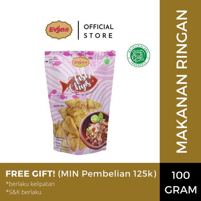 

Evyna Food Fish Chips Sambal Matah - BARU