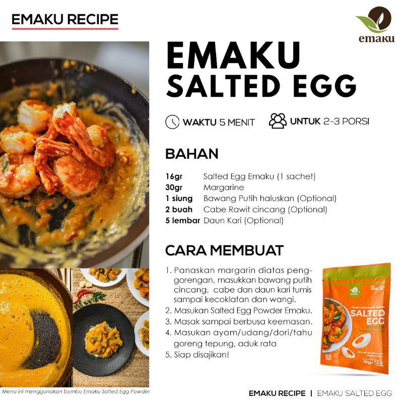 Emaku Salted Egg Powder 16g