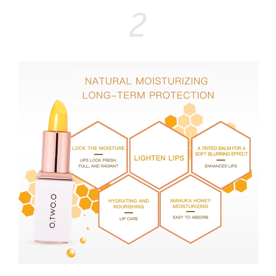 O.Two.O NATURAL LIP BALM OTwoO Lip Treatment O Two O Lip Balm Natural Lipbam Bibir Pelembab Bibir Lipbalm Lip Care