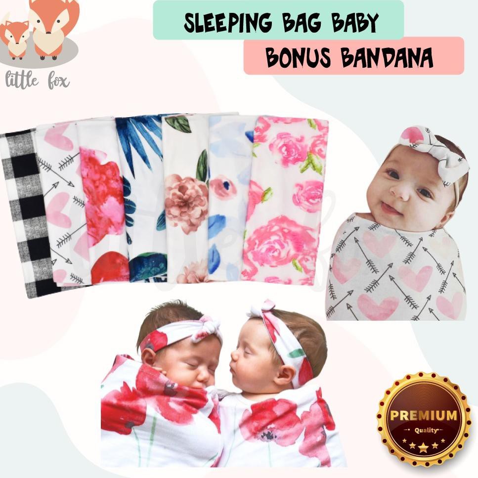 All Variasi Set Selimut Bedong Instan Pita Baby Bandana Blanket Sleeping Bag Kantong Tidur Shopee Indonesia