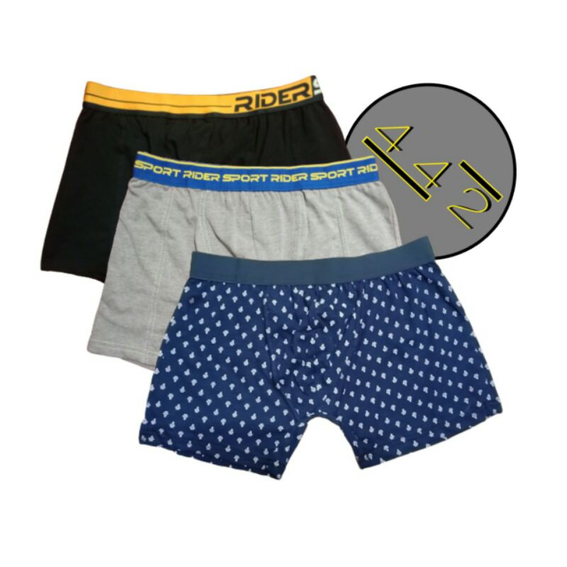 442 Cd Boxer Celana dalam pria 3 Pcs