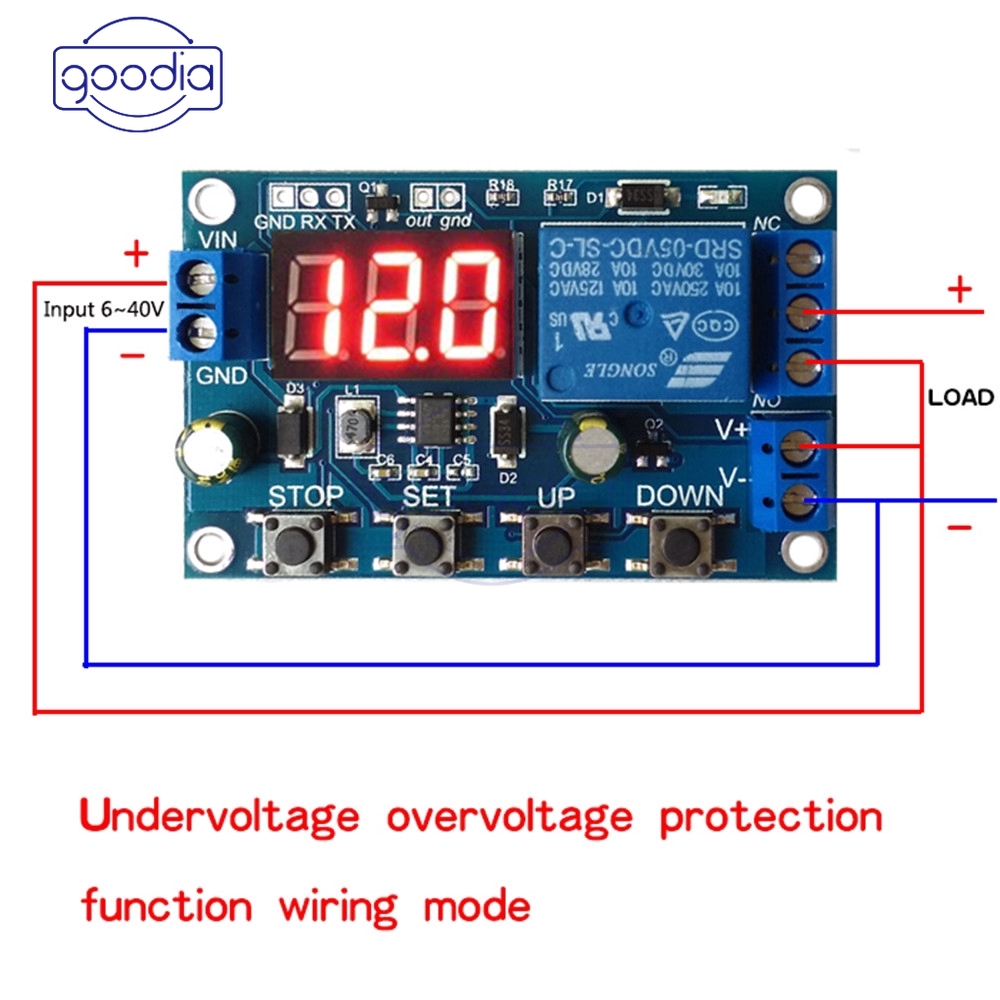 ✈【Fast/COD】✈6V-40V Battery Charger Discharger Board Undervoltage Overvoltage Protection LED Module