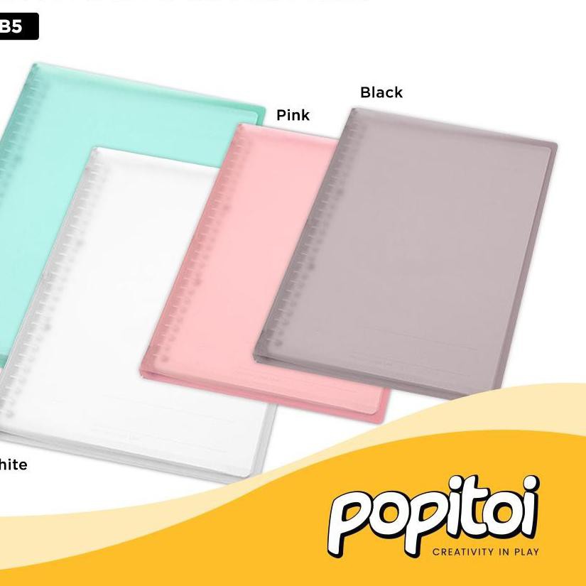 

[KODE PRODUK 980] Soft Loose Leaf Notebook Folder A5 B5 Binder Kokuyo