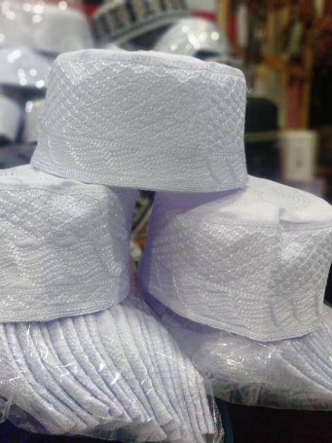 Peci putih madinah peci haji berkualitas