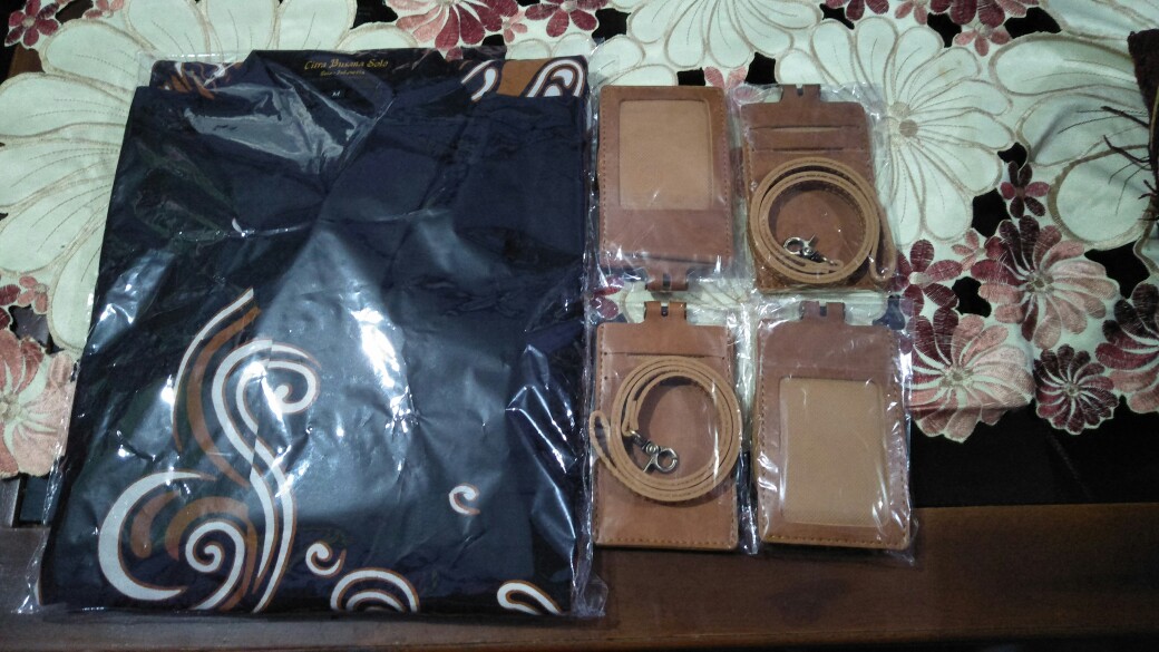 Batik Solo Aroma Kopi Pendek Kemeja Pria Katun Halus Sragenan Full Furing