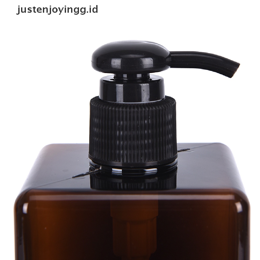 // justenjoyingg.id // 250ml Lotion Bottle Square Empty Plastic Bottle Shampoo Face Wash Bottle ~