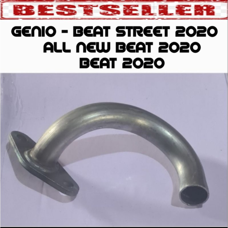 PIPA SAMBUNGAN LEHER KNALPOT GENIO BEAT STREET 2020 BEAT 2020 DELUX SAMBUNGAN KNALPOT ALL NEW BEAT D