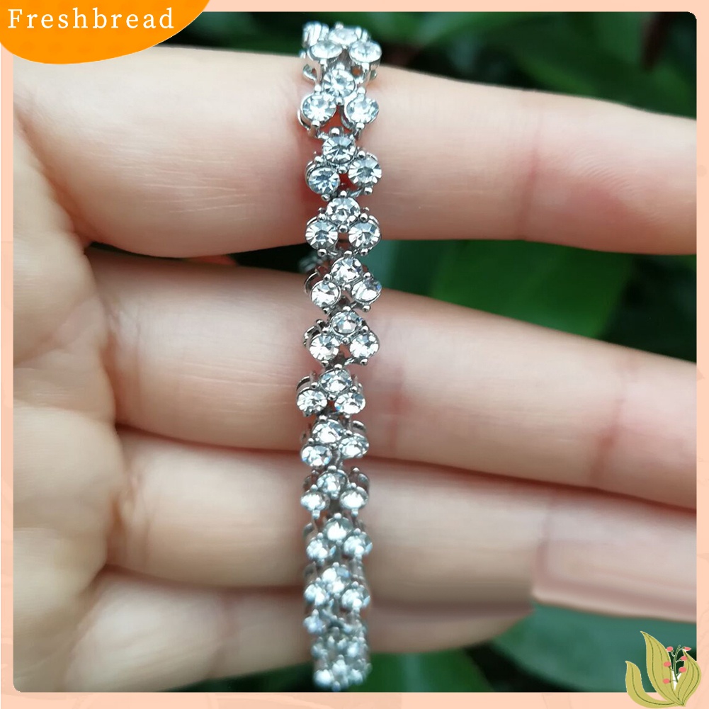 Terlaris Fashion Women Roman Cubic Zirconia Bracelet Bangle Bridal Jewelry Festival Gift