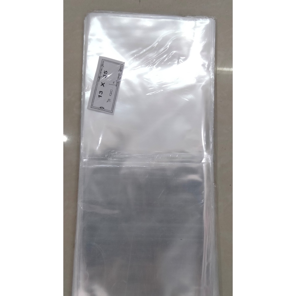 OPP KACA/ PLASTIK DUPA/ 250G/ 18X45/ 18X40/ 16X40/ 16X35/ 14X40/ 14X35/ 13X35/ TANPA LEM