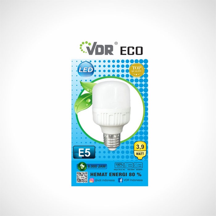 VDR Lampu LED 5 Watt Bohlam Kapsul