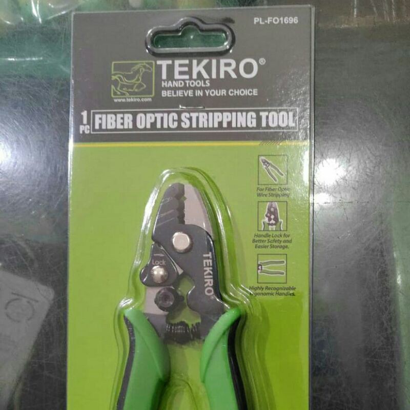 tekiro FO1696 tang potong kabel fiber optik fiber optic stripping tool