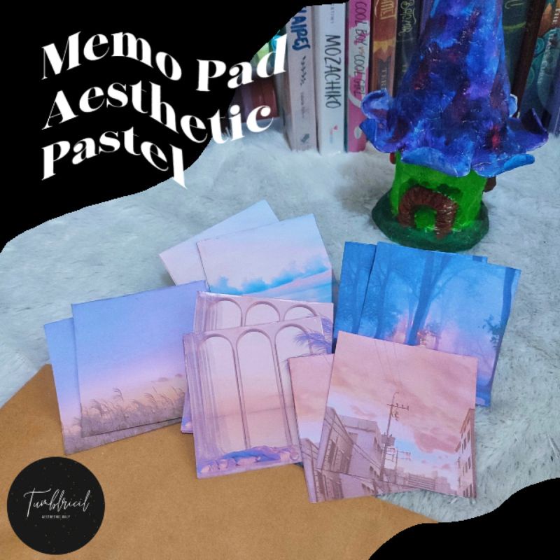 

Memo Pad Aesthetic Pastel [ 6 Pages ]