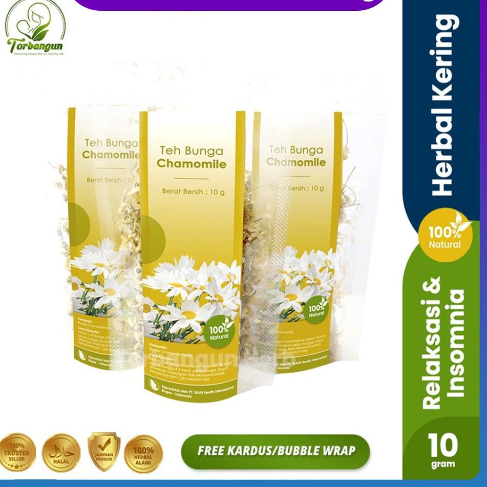 

rmy ANTI IMSOMNIA !!! Teh Bunga Chamomile Herbal Relaksasi kaya Antioksidan eugw222