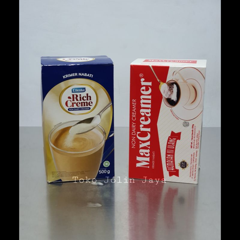 

500g krimer bubuk nabati / non-dairy creamer (Maxcreamer/Ellenka)