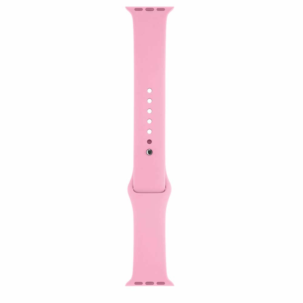 1 Pasang Strap Jam Tangan LED Rubber - Baby Pink