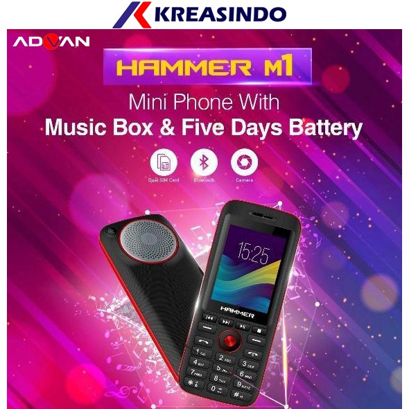 Hp Murah Advan Hammer M1 Candybar Garansi Resmi