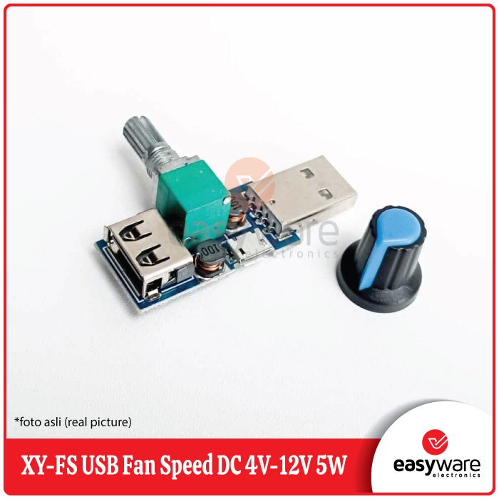 XY-FS DC 4V-12V 5W USB Fan Stepless Governor USB Fan Speed Controller