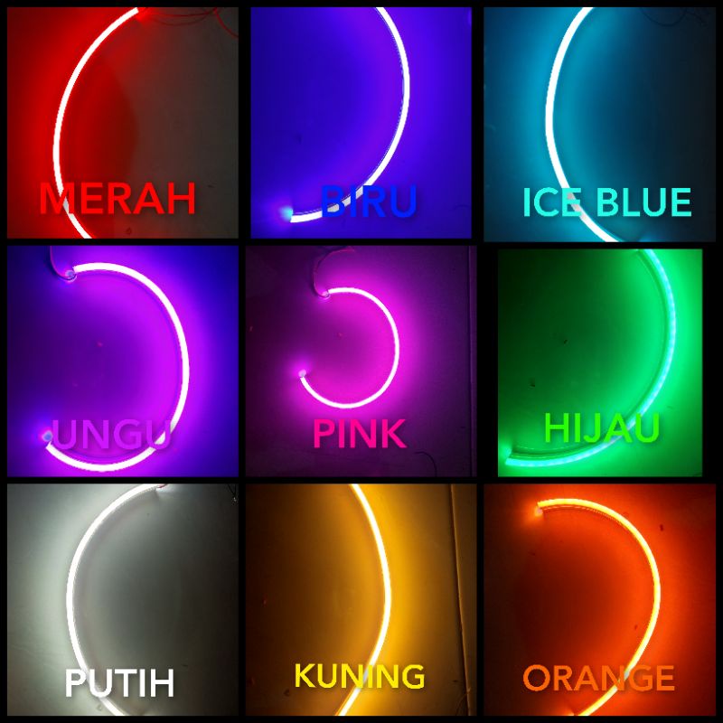 Lampu alis 60 CM LED DRL FLEXIBLE - MJB