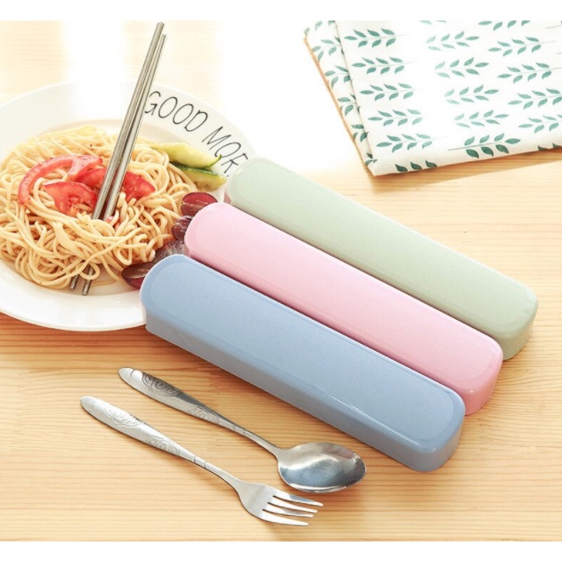 Sendok Sumpit Makan Set Sendok Set Alat Makan Set Stainless Souvenir