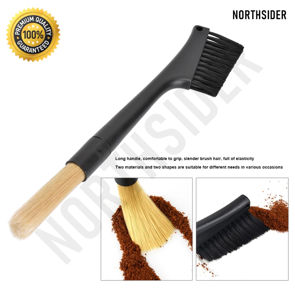 COFFEE GRINDER BRUSH DOUBLE HEAD | SIKAT PEMBERSIH MESIN KOPI