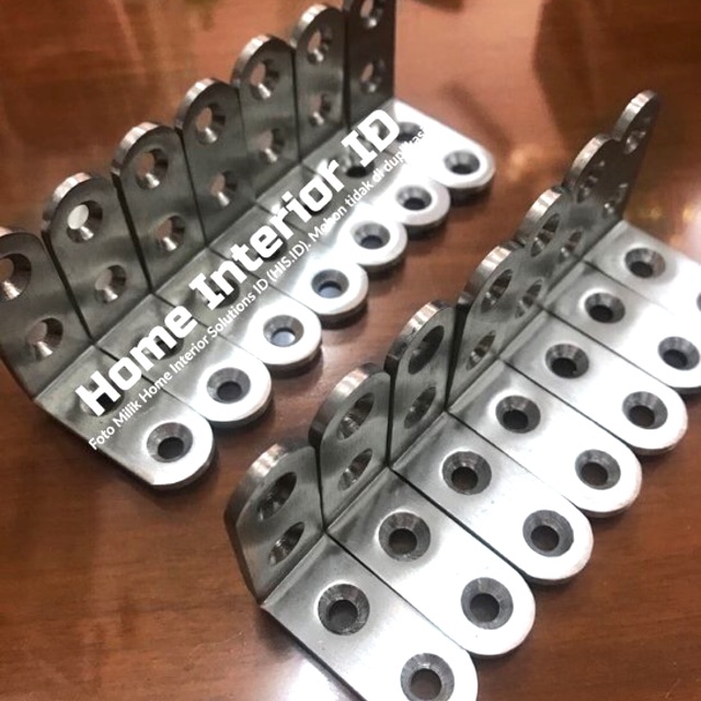 Siku Stainless 40 x 40 mm - Siku penyangga rak - Siku dinding tebal