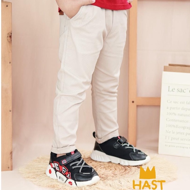 Celana Chino Anak Panjang 6 Warna/Bawahan Anak Terlaris 1-9 Tahun/Celana Anak Bisa COD/ HASTSTORE-CREAM PJG