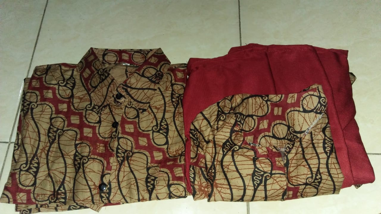 Maura Couple - Sania Ruffle Batik Couple Ori Ndoro Jowi Garansi Termurah Shopee - Kebaya Couple 2728