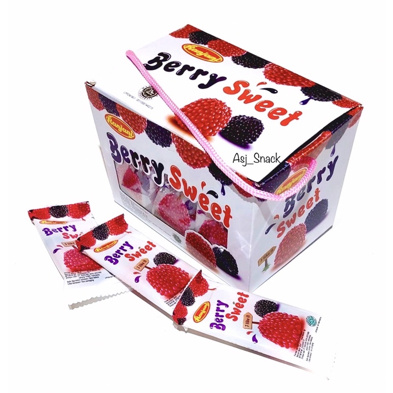 

Ranjani Berry Sweet, Permen Jelly Aneka Rasa Bentuk Berry-Modi ( 30 pcs x 5g )