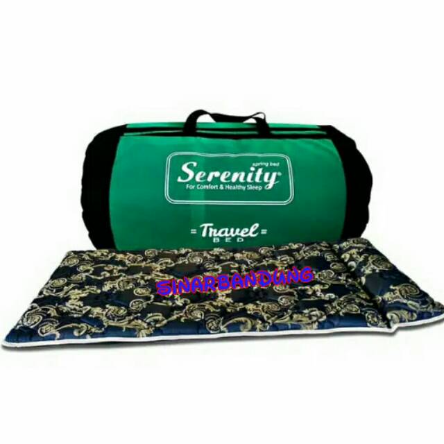 KASUR LIPAT ELITE SERENITY / KASUR LIPAT KASUR GULUNG / TRAVELBED ELITE SERENITY + BONUS TAS MATRAS