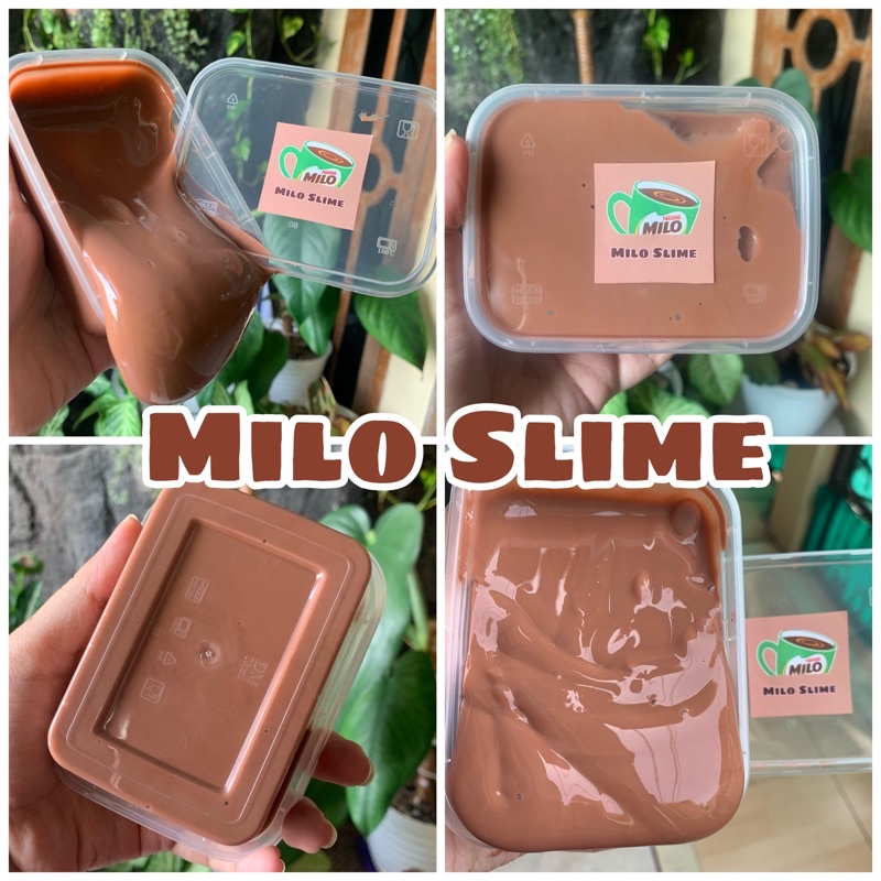 Milo slime 200gr/ Coklat slime