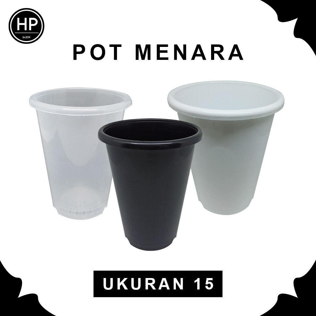 HPP - POT TOWER 15 - POT MENARA - POT PANJANG - POT HIAS - POT TANAMAN - POT PLASTIK - POT