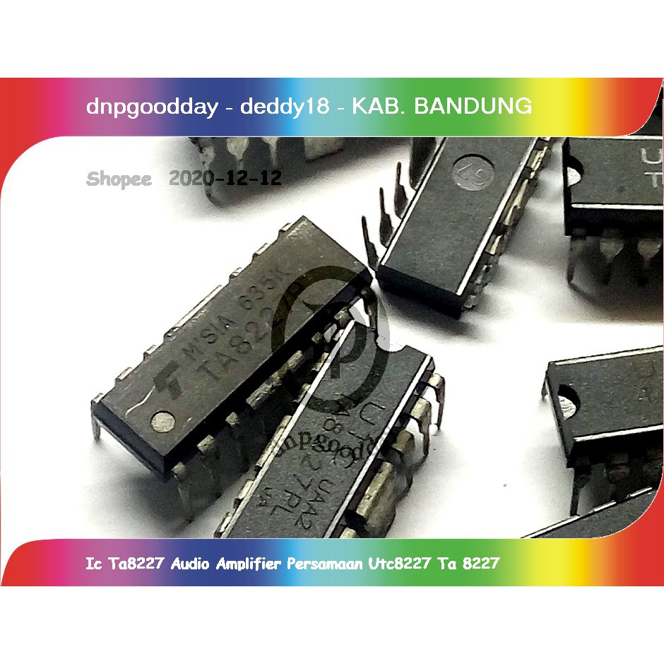 Ic Ta8227 Audio Amplifier Persamaan Utc8227 Ta 8227