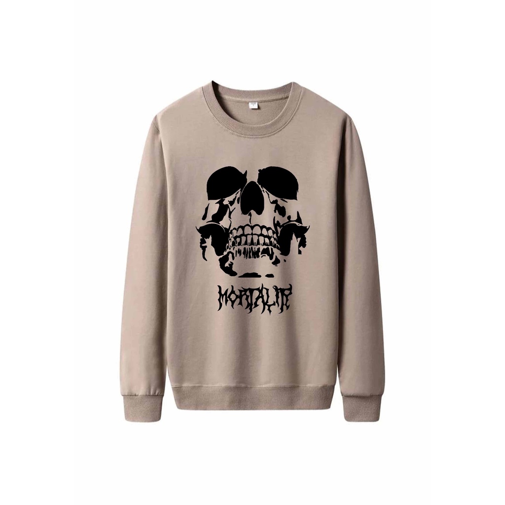 Sweater Pria Mortality Crewneck Pria M - XXL