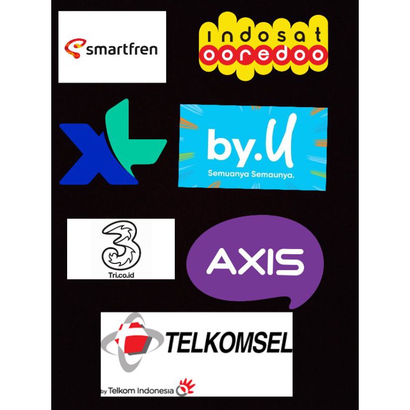 Pulsa Rp.50.000 Telkomsel, Smartfren, Indosat, XL, Axis, Tri, by.u