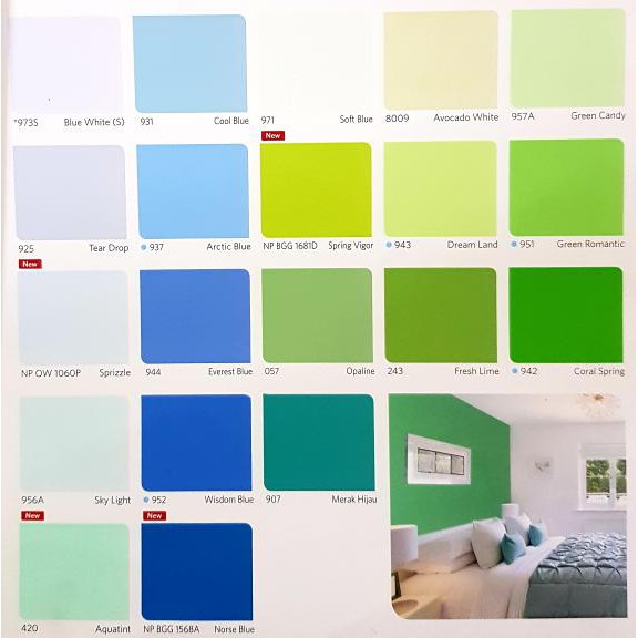  Katalog  Warna  Cat Nippon  Paint  Untuk Luar Rumah