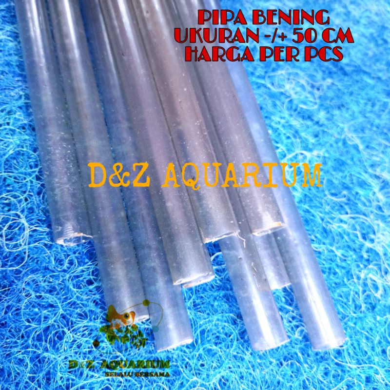 Pipa Bening Undergravel Filtrasi Aquarium Aquarium 50 Cm 50cm