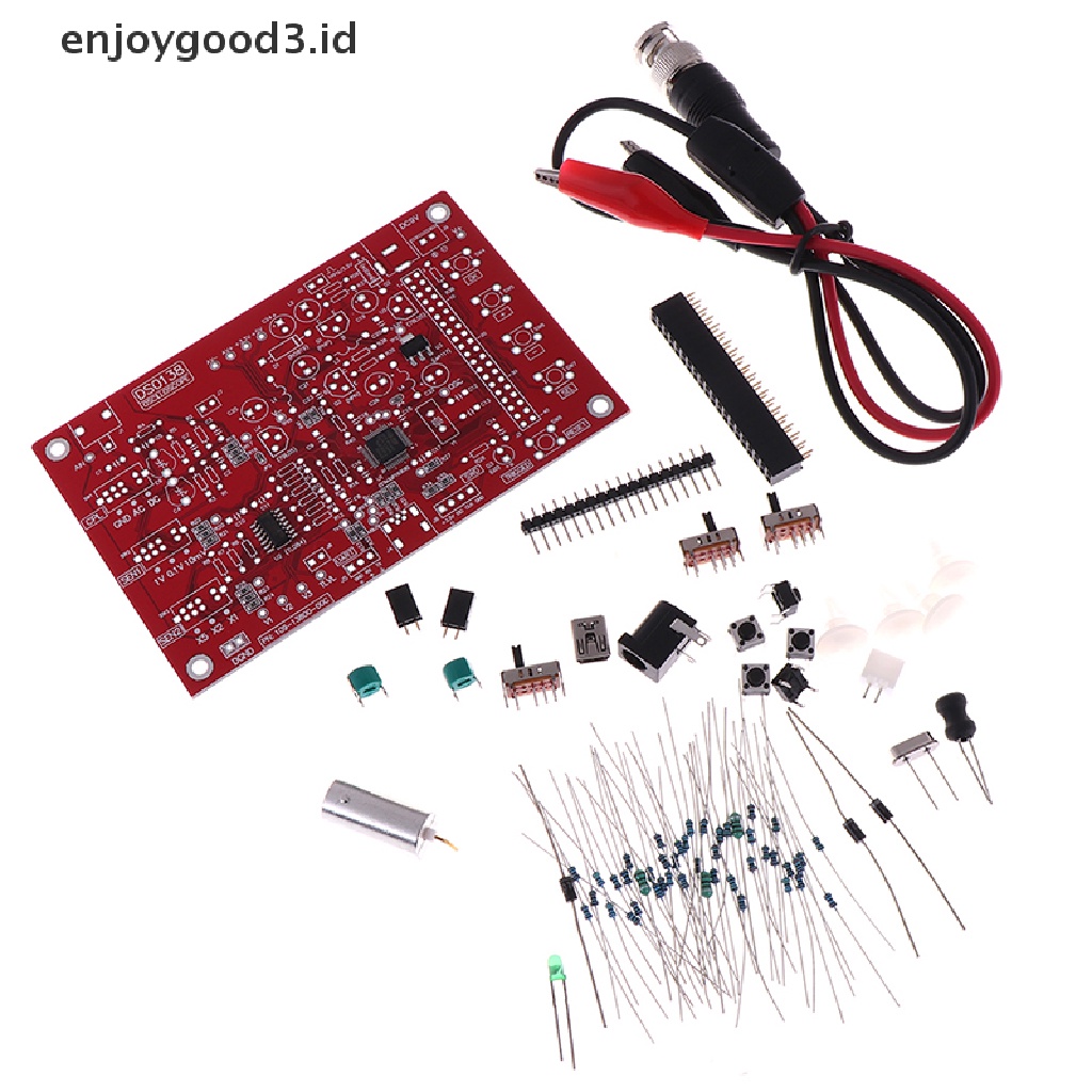 Osiloskop Digital Dso138 Tft 2.4 &quot;Case Akrilik Smd Solder Diy