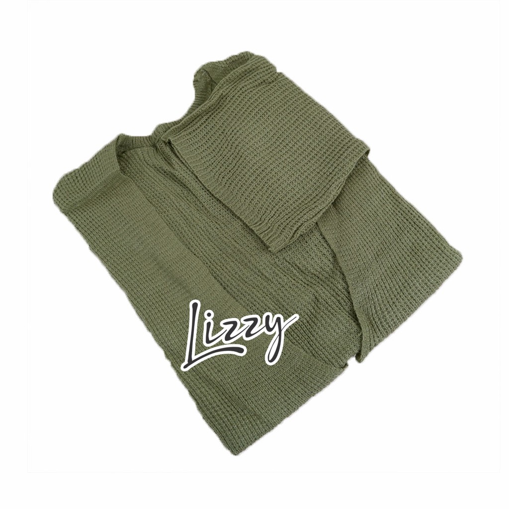 LIzzy - LOCY CARDIGAN OVERSIZED-locy Matcha