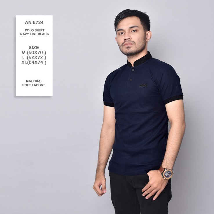  Baju  Polo Kerah  Lengan Pendek Polos Kaos  Polo Pria Kerah  