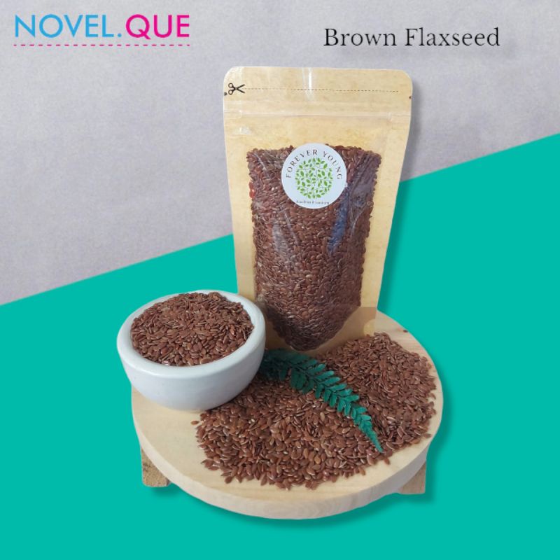 

Superfood - Biji Rami Coklat Organik /Brown Flaxseed
