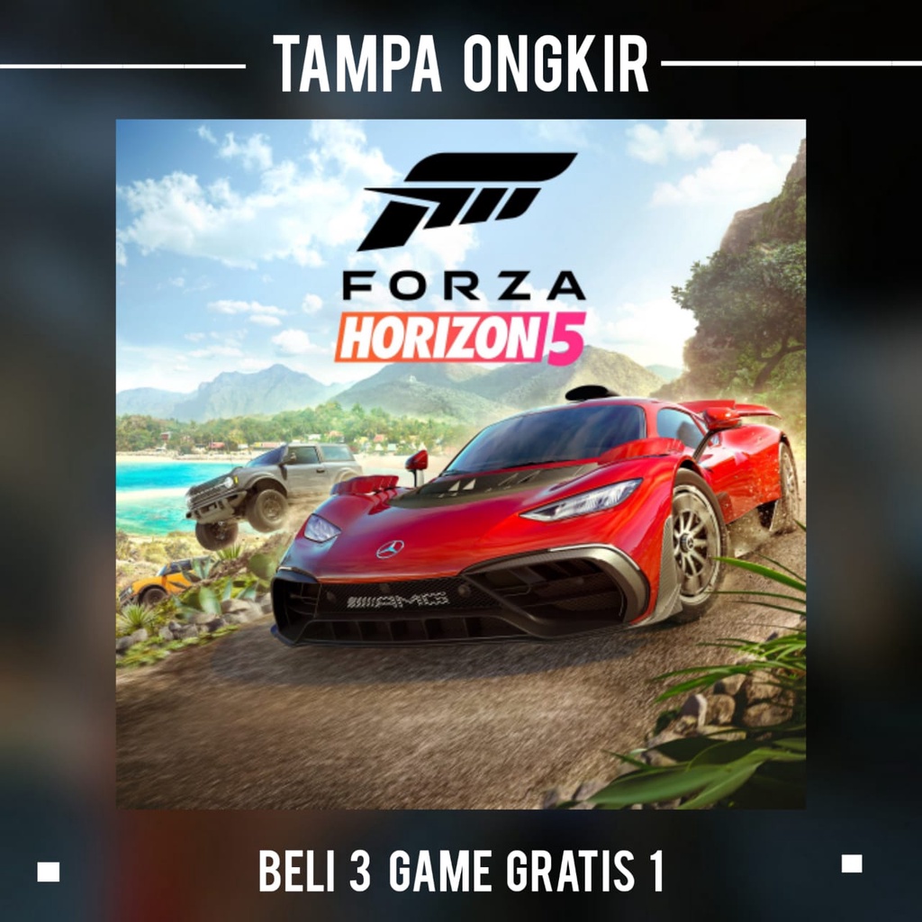 Jual Forza Horizon 5 - PC Game Race - Download Langsung Play, Gamebow7 ...