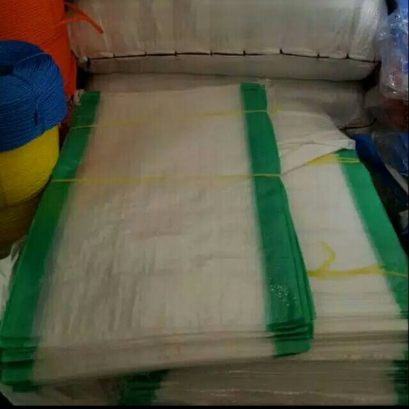 Sag/karung beras 15kg transparan 41cm x 61cm rudiyuniar