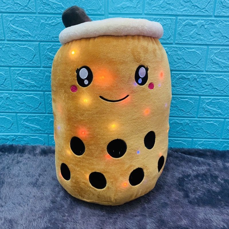 boneka boba jumbo lampu led 50cm