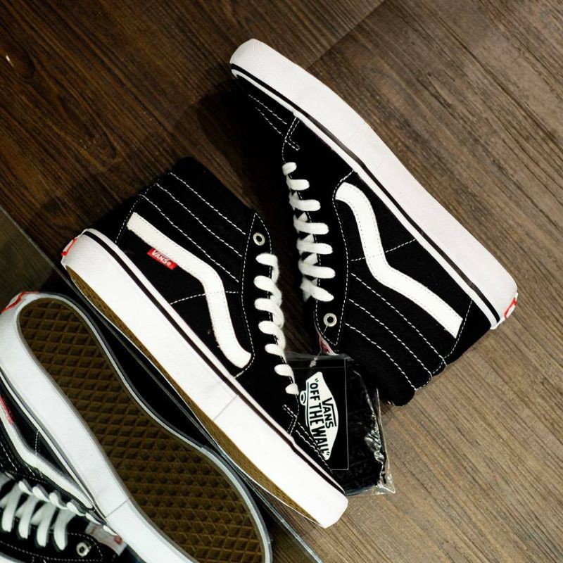 Vans SK8 Hi Pro Black White