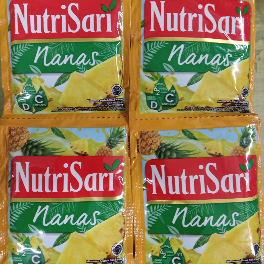 

Nutrisari Rasa Nanas | nutri sari isi 10 sachet