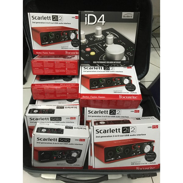 JUAL FOCUSRITE Scarlett 2i2 EXLUSIVE